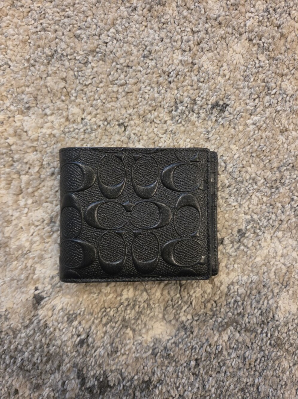 COACH - Black Signature Wallet with Insert (authentic)